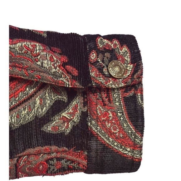 Chico's Multicolor Floral Paisley Tapestry Jacket Button Up Womens Sz 1 (M/8) - Picture 8 of 15